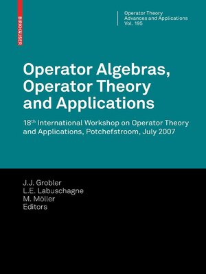 cover image of Operator Algebras, Operator Theory and Applications